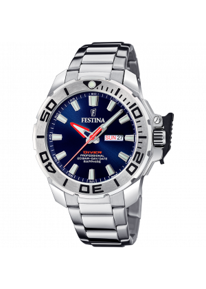 Montre festina f20665/1 bleu, homme