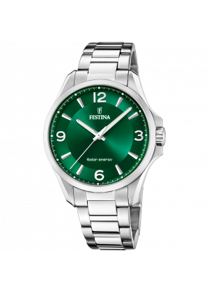 Festina f20656/3 vert acier inoxydable 316l homme