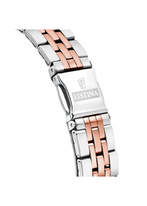 Montre festina f16868/2 gris, bracelet acier inoxydable, femme