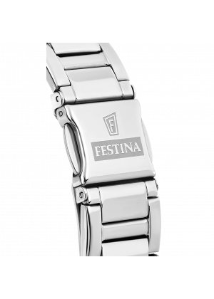 Montre festina f20397/3 rose, bracelet acier inoxydable, femme