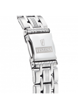 Montre festina f16940/c rose, bracelet acier inoxydable, femme