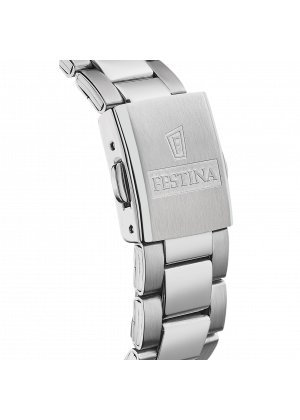 Montre festina junior collection f20457/1 blanc, bracelet en acier, enfants