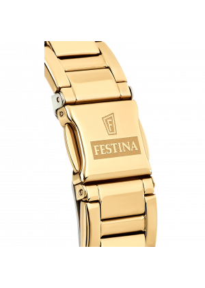 Montre festina f20400/1 gris, bracelet acier inoxydable, femme