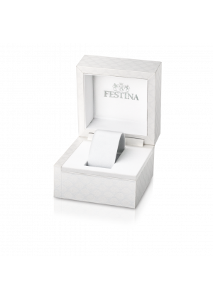 Montre festina junior collection f20458/1 blanc, bracelet cuir, enfants