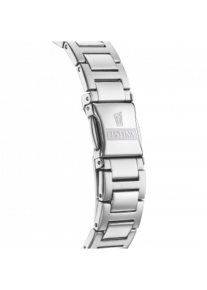 Montre festina f20583/1 gris, bracelet acier inoxydable, femme