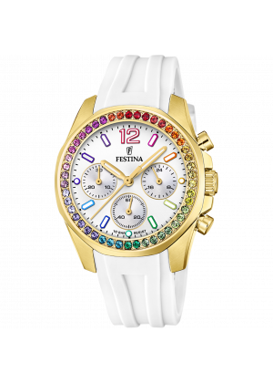 Montre festina f20650/2 blanc, femme