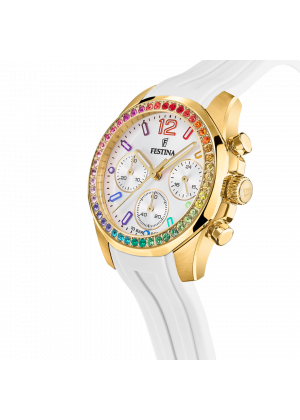 Montre festina f20650/2 blanc, femme