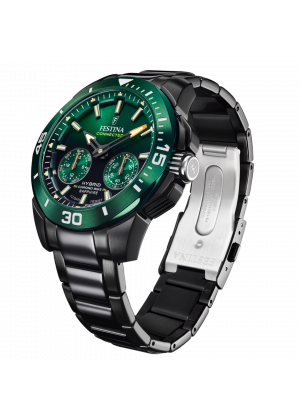 Festina connected f20646/1 vert acier inoxydable 316l homme