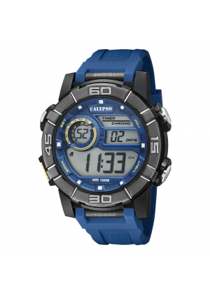 Montre calypso k5818/2 bleu, homme