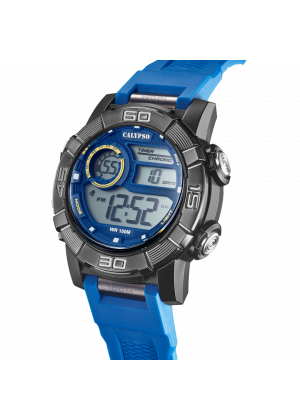 Montre calypso k5818/2 bleu, homme