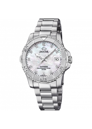 Montre femme jaguar couple diver blanche j870/1