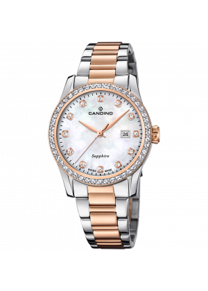 Montre femme candino lady elegance beige c4741/1