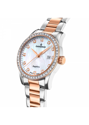 Montre femme candino lady elegance beige c4741/1