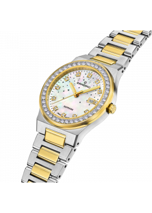 Montre femme candino constellation blanche nacré c4750/1