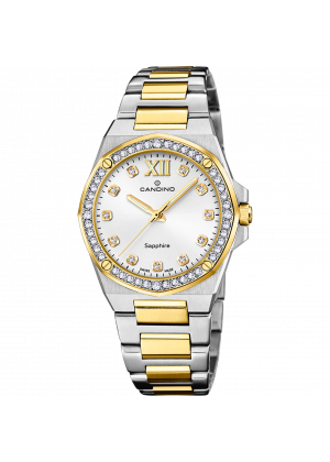 Montre femme candino lady elegance blanche c4752/1