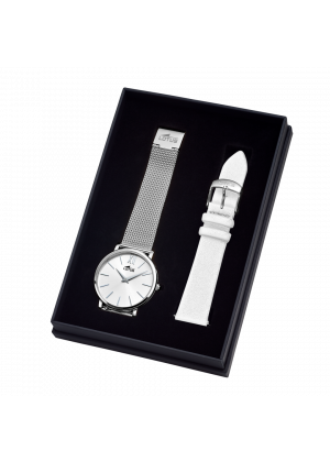 Montre lotus smart casual 18728/1 argent, bracelet en acier, femme