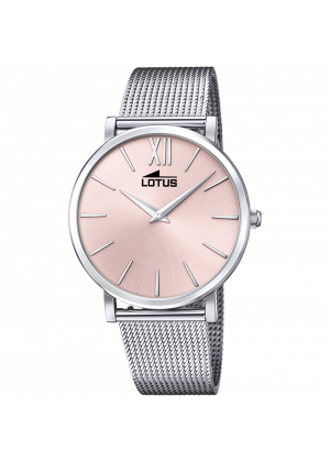 Montre lotus smart casual 18728/2 rosé, bracelet en acier, femme