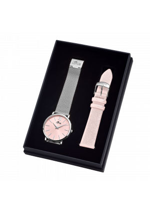 Montre lotus smart casual 18728/2 rosé, bracelet en acier, femme