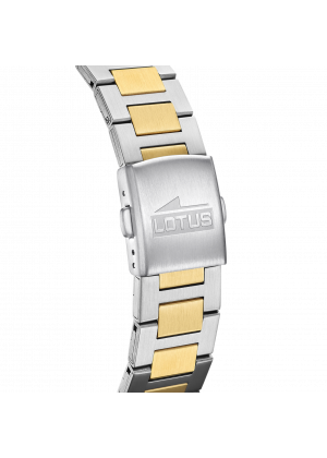 Montre lotus 18836/1 gris, bracelet en acier inoxydable, homme