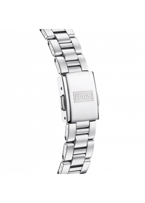 Montre lotus 18889/1 gris argent, bracelet en acier inoxydable 316l, femme