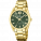 Montre festina f20640/4 vert, bracelet en acier inoxydable 316l, femme