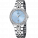 Montre festina mademoiselle f16867/4 bleu, bracelet d’ acier inoxydable, femme