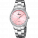 Montre lotus 18883/2 rose, bracelet en acier inoxydable 316l, femme