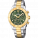 Montre festina boyfriend collection f20604/2 vert, bracelet d’ acier inoxydable, femme