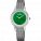 Montre festina mademoiselle f20494/7 vert, bracelet d’ acier inoxydable, femme